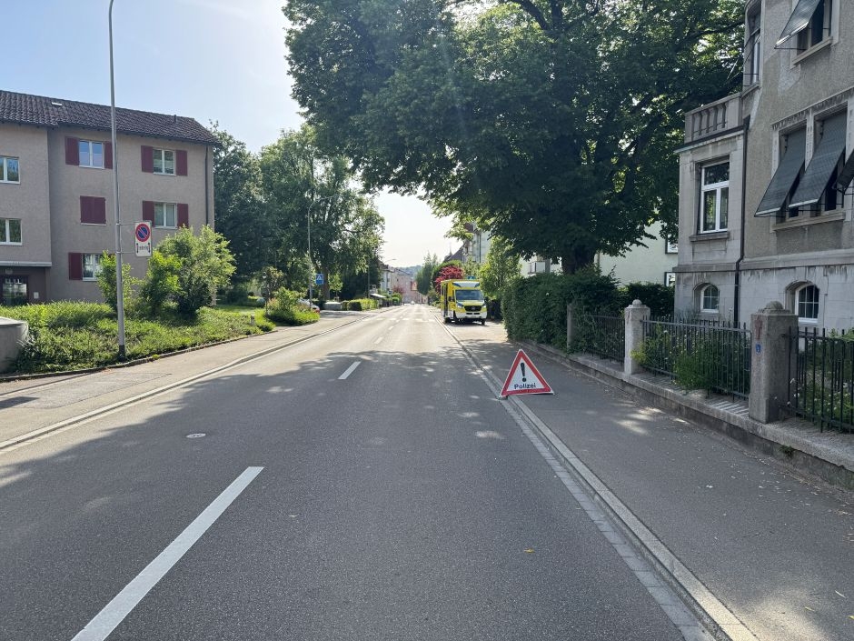 &Uuml;bersichtsaufnahme Verkehrsunfall